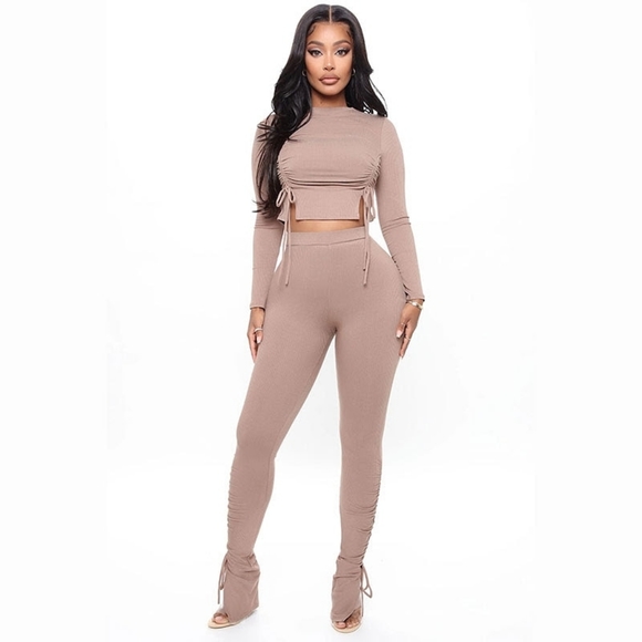 Savvy Dior Apparel Pants - Women's 2 Piece Leggings Set